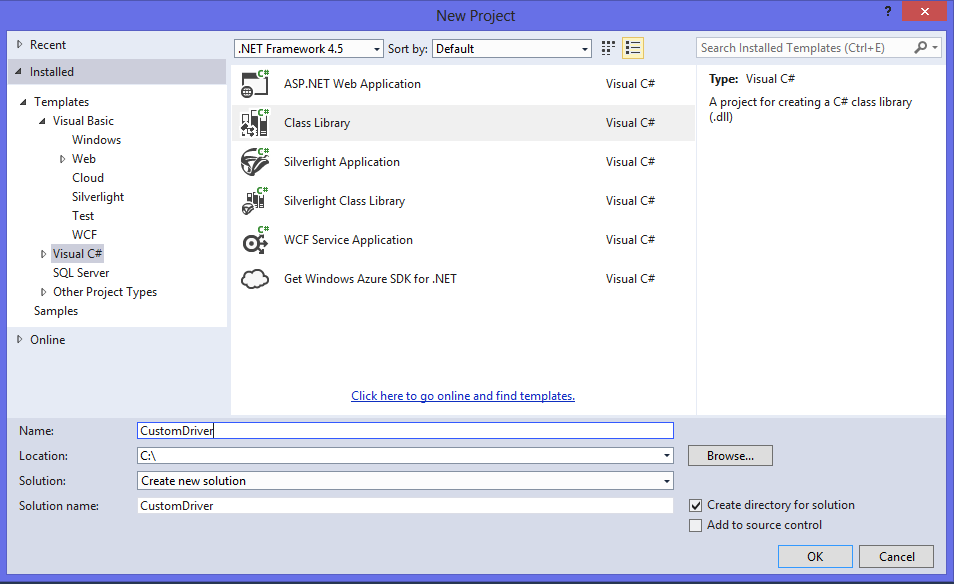 Creating a Custom Driver