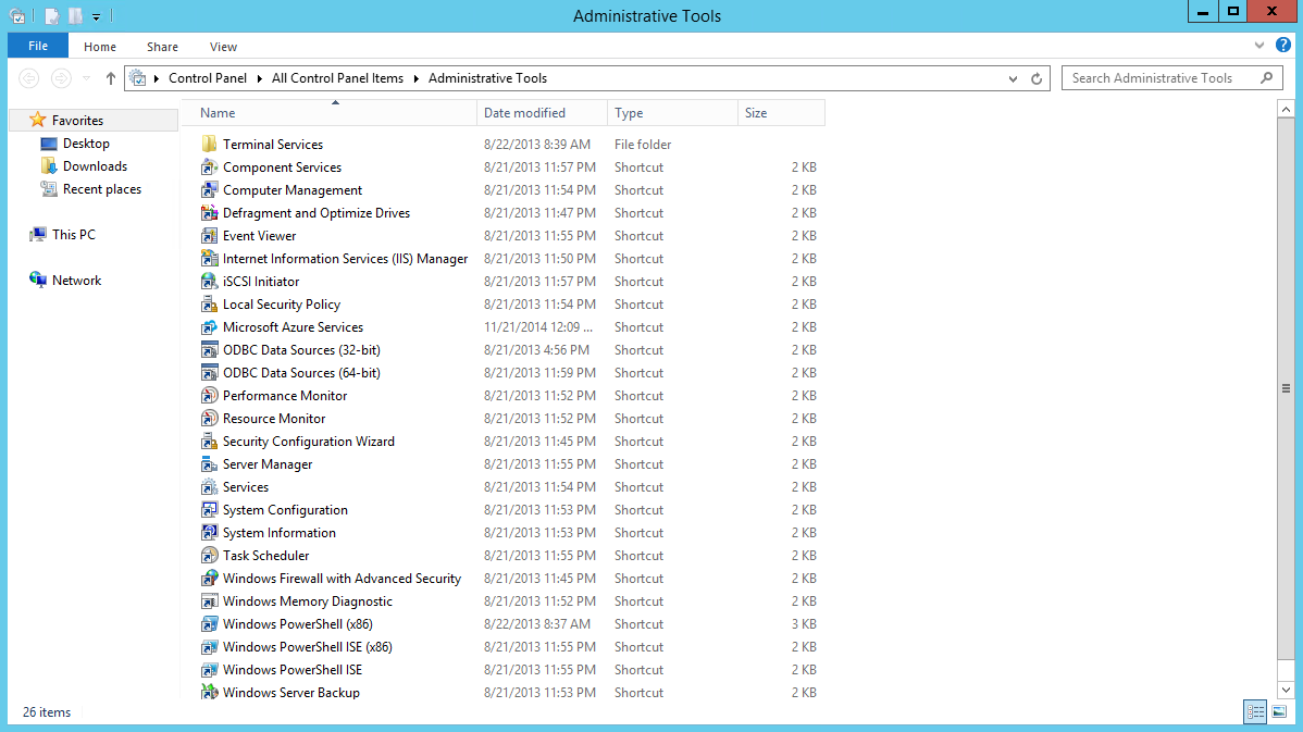 Run IIS Manager