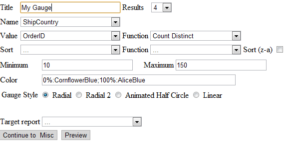 The gauge tab