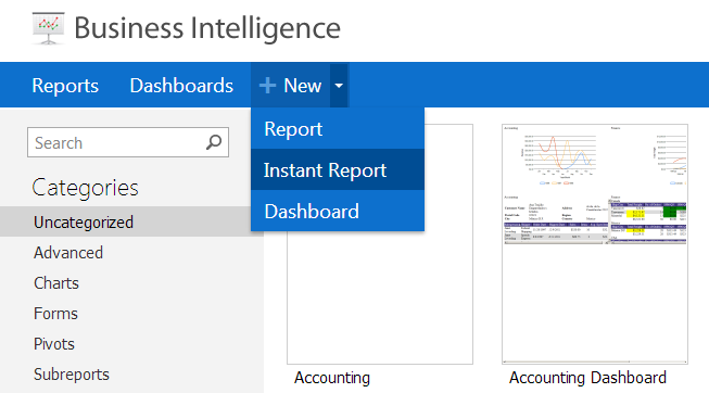 Instant Reports 1