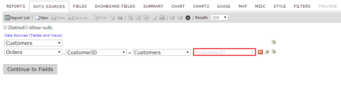 The Foreign Key Dropdown Menu